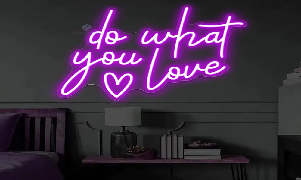 LED neon sign for bedroom
