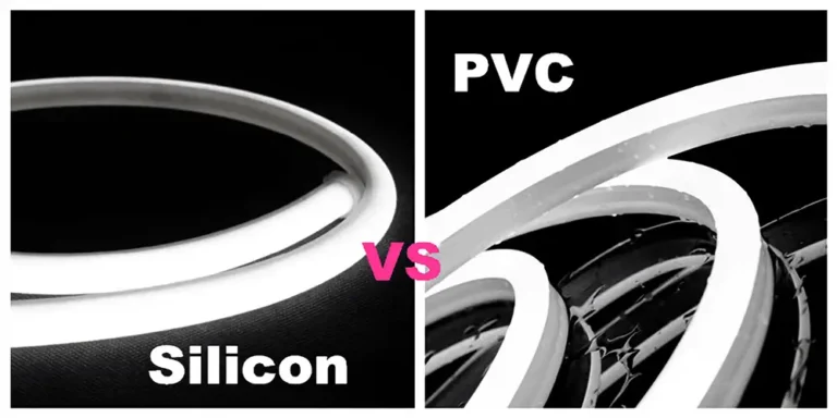 Quelle est la différence entre le PVC et le silicone pour les néons LED ?