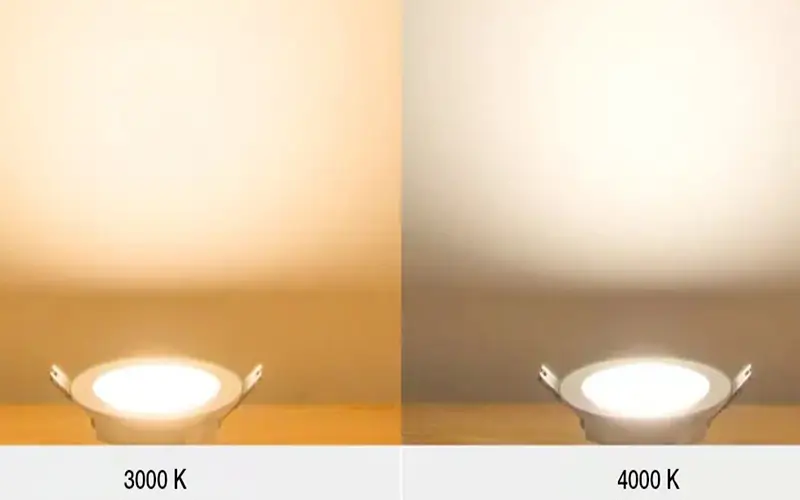 Luce 3000K vs. 4000K, come scegliere