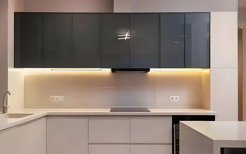 6 lugares donde instalar cintas de luces LED en la cocina