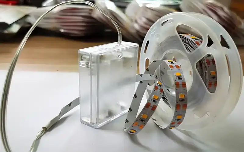 How to Use Battery to Power LED Strip Lights