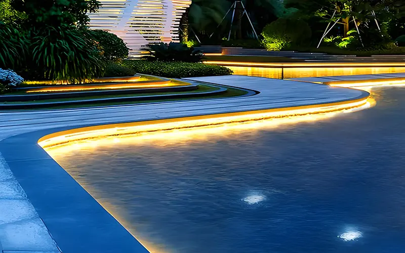 LED-Streifen für Schwimmbad