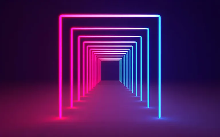 Neon strip lighting