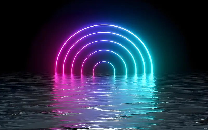 Design de luz flexível de néon LED