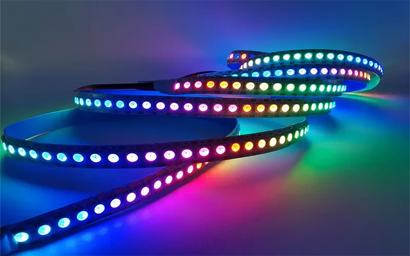 DMX control LED strips used for colorful stage lighting effects