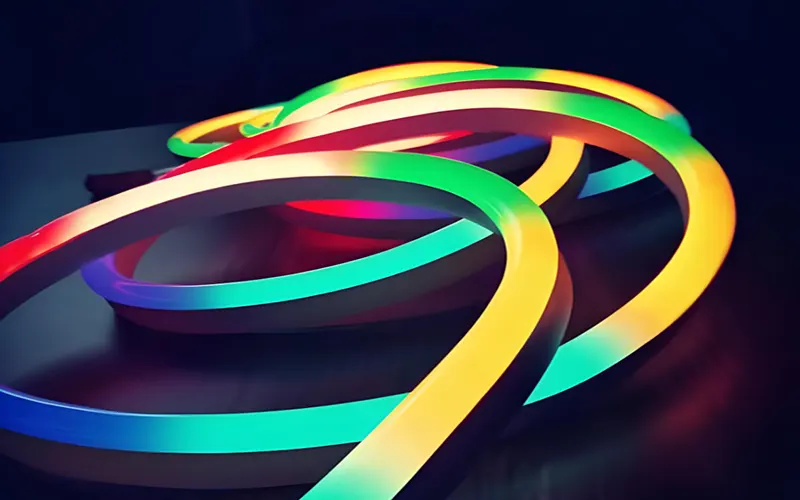 DMX RGBW LED strip light flexible digital lighting with DMX512 control for professional use