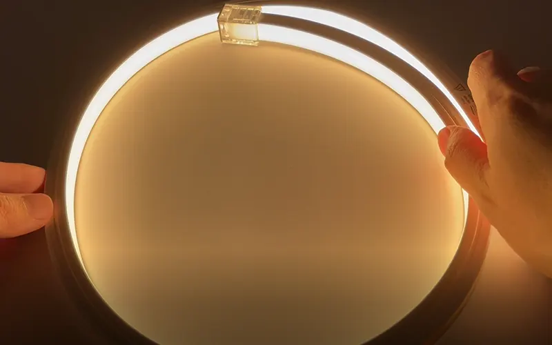 Fita LED para exterior Fita de néon T1212 fita LED de néon flexível à prova de água para iluminação arquitetónica e exterior