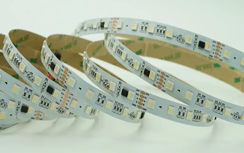 DMX512 LED Strip Light Chip flexible RGB LED strip product close-up