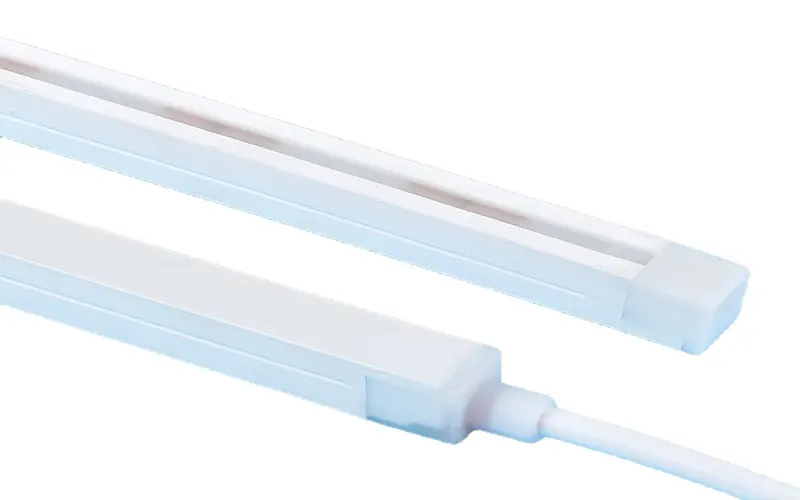 Silicona para letreros de neón LED: muestra de material resistente para letreros