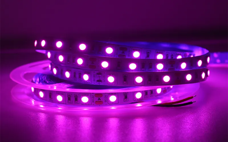 Bande LED 24 V à adressage individuel avec pixels contrôlables individuellement
